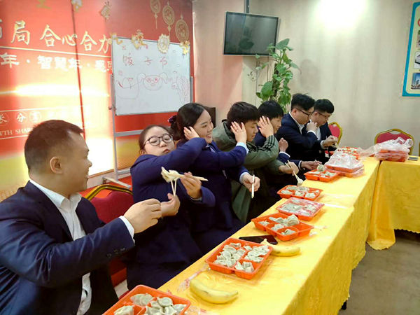 冬至游戲進行中，小伙伴們都玩得十分開心