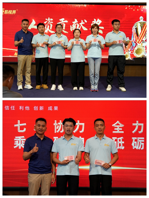 易視界2024年7月表現(xiàn)優(yōu)秀的伙伴上臺領(lǐng)獎
